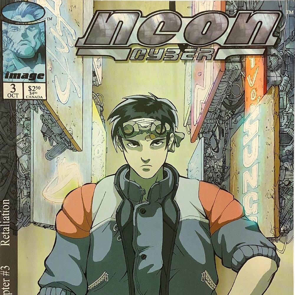 Neon Cyber #3, Oct 1999, NM 9.4, Image Comics